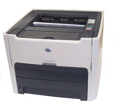 Принтер HP LaserJet 1320 / Лазерний монохромний друк / 1200x1200 dpi / A4 / 21 стор/хв / USB 2.0, Ethernet / Дуплекс / Кабелі б/в