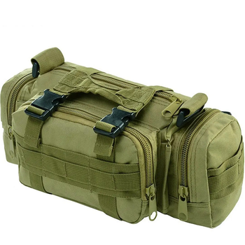Тактическая штурмовая наплечная сумка Molle M-03G 10л GREEN