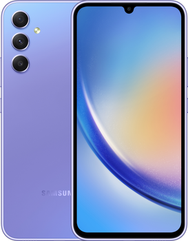 Мобільний телефон Samsung Galaxy A34 8/256GB Light Violet (SM-A346ELVESEK)