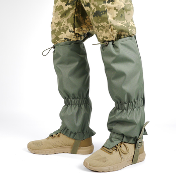 Військові тактичні гамаші від дощу, бруду армійські гетри - дощовики для ніг, гамаші Олива (KS4434354)