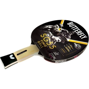 Ракетка для настільного тенісу Butterfly Timo Boll SG55 Червоний /Чорний