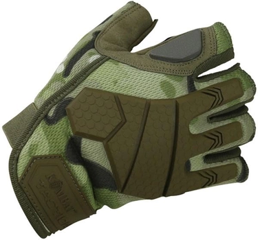 Тактичні рукавички Kombat Alpha Fingerless Tactical Gloves Мультикам M (kb-aftg-btp-m)