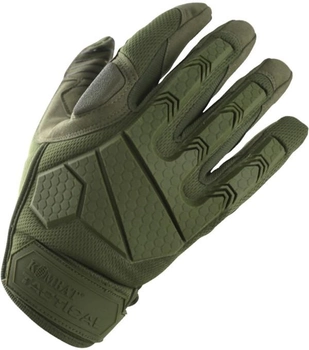 Тактичні рукавички Kombat Alpha Tactical Gloves Оливкові M (kb-atg-olgr-m)