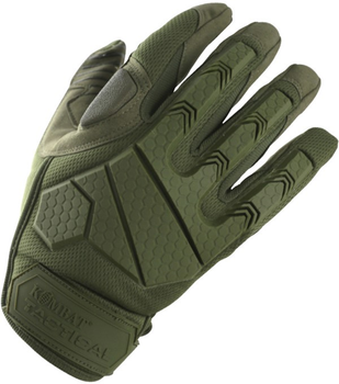 Тактичні рукавички Kombat Alpha Tactical Gloves Оливкові XL (kb-atg-olgr-xl)