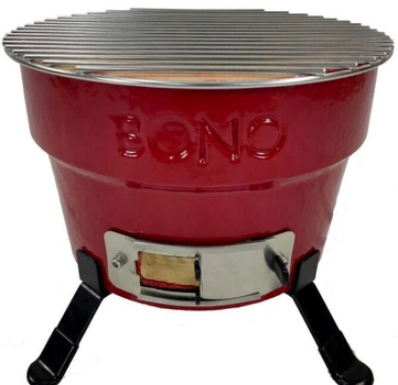 Керамический гриль KAMADO BONO Hibachi красный, Ø 31 см (TQ0012)