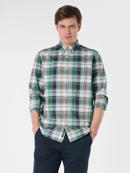 Сорочка бавовняна чоловіча Colin's CL1063200GRN XXL Green (8683197580733)
