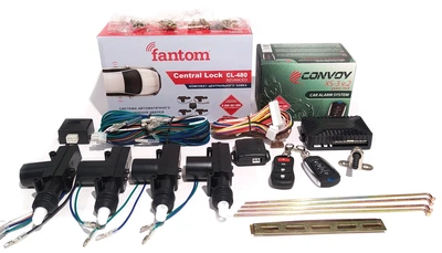 Комплект авто-сигнализация Convoy xs-3 и центральные замки Fantom cl-480.