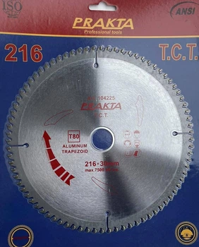 104252 Диск пильный Prakta Т.С.Т. 250*32(30)мм*80Т, ламинат