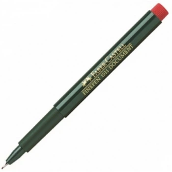 Линер 151199 0,4мм, красный Faber Castell
