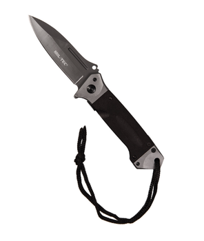 Ніж Mil-Tec Складний DA35 Чорний TASCHENMESSER DA35 SCHWARZ (15344502)