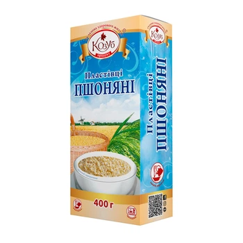 Хлопья пшенные мгновенного приготовления Козуб продукт 400 г