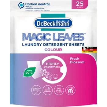 Cерветка для прання пастка для кольору і бруду Dr. Beckmann Magic Leaves для кольорових тканин 25 шт. (4008455585215)