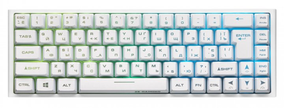 Клавіатура бездротова 2E Gaming KG360UWT RGB Ukr (2E-KG360UWT) White USB