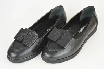 Туфли женские Evromoda 3209 черные кожа 37
