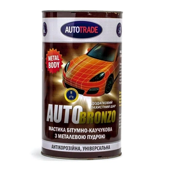 Мастика битумно-каучуковая Autotrade AUTOBRONZO Бронза 4,5 кг