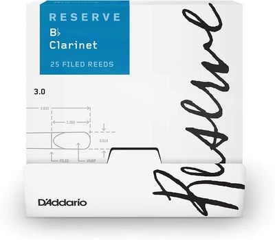 Трости для кларнета D'Addario Reserve Bb Clarinet #3.0 - 25 Pack