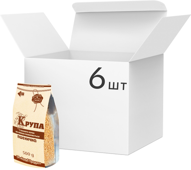 Упаковка крупы Козуб Пшеничная 500 г х 6 шт (3 кг) (4820094531305)