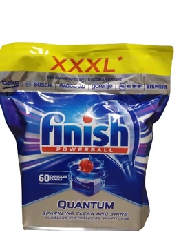 Таблетки для посудомийної машини Finish Quantum Max, 60 шт