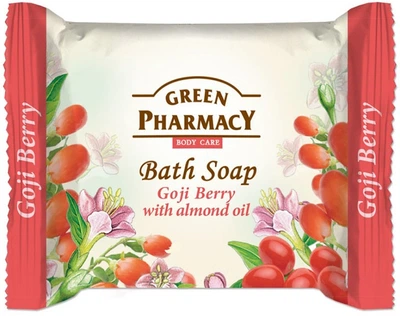 Туалетне мило "Ягоди годжі з мигдальним маслом" Green Pharmacy 100g (100 г) (654193-566909-2)
