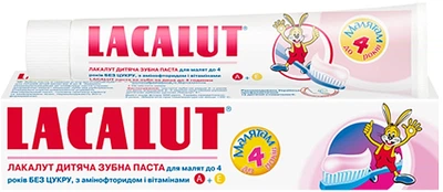 Зубна паста від 0 до 4 років Lacalut Baby 50ml (50ml) (429588-513085-2)
