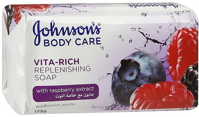 Мыло с экстрактом лесных ягод Johnson's Body Care Vita-Rich Repleshing Soap 6x90g (6x90g, 6x125g, 90g, 125g) (639944-954542-2)