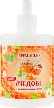 Крем-мыло "Медовое" с антибактериальным эффектом для рук с дозатором Армони 500ml (911415-832737-2)