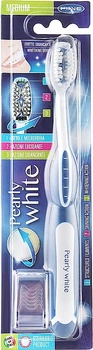 Зубна щітка Piave Pearly White Medium Середньої жорсткості Синя (8009315027131_синий/8009315027179)