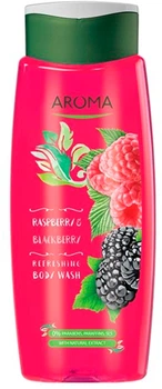 Крем-гель для душа "Малина и ежевика" Aroma Shower Cream Gel Raspberry And Blackberry 400ml (825592-746480-2)