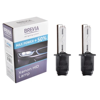 Ксеноновая лампа Brevia H3 +50% 5500K 85V 35W 2шт 12350MP