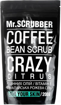 Кавовий скраб для обличчя та тіла цитрус Mr.Scrubber Crazy Citrus Scrub 200g (665947-580613-2)