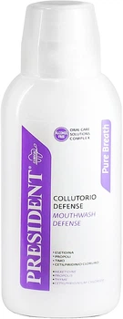 Ополіскувач для ротової порожнини "Зміцнюючий" PresiDENT Clinical Defense Pure Breath 200ml (680656-1033909-2)