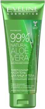 Многофункциональный гель для лица и тела с алоэ Eveline Cosmetics 99% Aloe Vera Gel For Washing Face And Body 250ml (908862-829110-2)