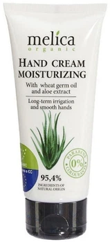 Зволожуючий крем для рук з маслом зародків пшениці та екстрактом алое Melica Organic 100ml (648105-556578-2)
