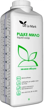 Рідке мило "Зелене яблуко" DeLaMark 1000ml (674503-777921-2)