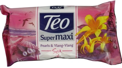 Твердое мыло с глицерином "Жемчуг и иланг-иланг" Teo SuperMaxi Pearls&Ylang-ylang 140g (657608-571128-2)