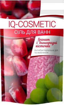 Сіль для ванни "Гранат та виноградні кісточки" IQ-Cosmetic 500g (918412-846032-2)