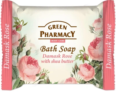 Туалетное мыло "Дамасская роза с маслом ши" Green Pharmacy 100g (100 г) (654197-566011-2)