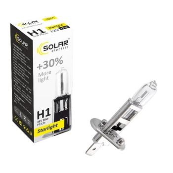 Галогенова лампа Solar H1 12V 55W P14.5s Starlight +30% 1201
