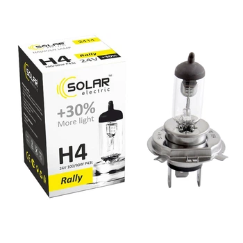 Галогенова лампа Solar H4 24V 100/90W Starlight +30% 2414