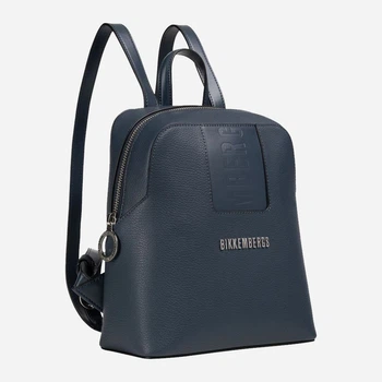 Plecak damski skórzany Bikkembergs Ivy BKZA00078M Niebieski (8052579032601)