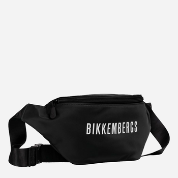 Сумка на пояс бананка чоловіча Bikkembergs Liam BKBO00024T Black (8052579028383)