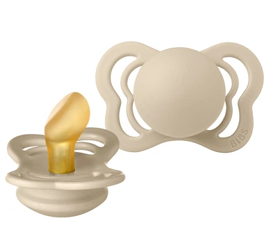 Пустушка латексна BIBS Couture Vanilla 0-6 міс. розмір 1
