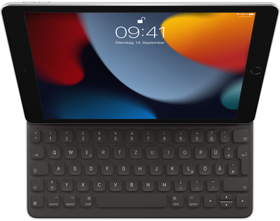 Обкладинка-клавіатура Apple для Apple iPad 10.2"/iPad Air 10.5" German Black (MX3L2D/A)
