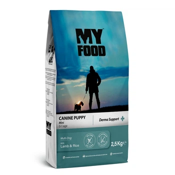 Сухий Корм Hermos Myfood Суперпреміум для цуценят малих порід з Ягням та Рисом 2,5 кг (8681692800912)
