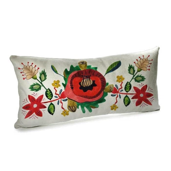 Подушка для дивана бархатная Мак 50x24 см