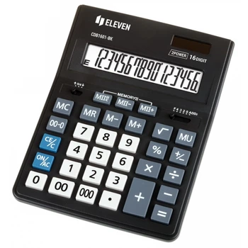 Калькулятор Eleven бухгалтерский 16-разрядный черный (CDB-1601 BK-el)