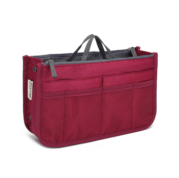 Органайзер для сумки Bag in Bag 28х17x10 см. Бордовый