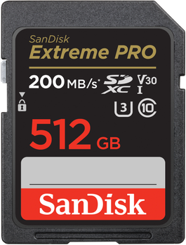 SanDisk Extreme Pro SD 512GB C10 UHS-I (SDSDXXD-512G-GN4IN)