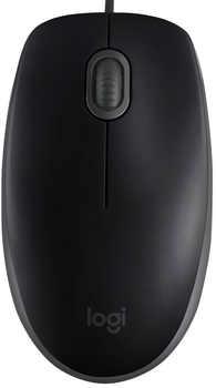 Mysz Logitech B110 Silent USB Czarna (910-005508)