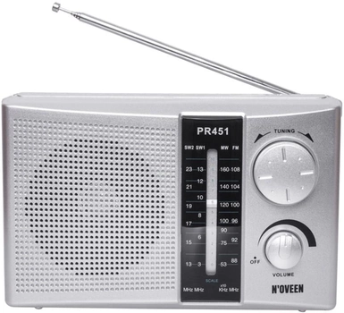 Radio przenośne Noveen PR451 Silver (RL072909)